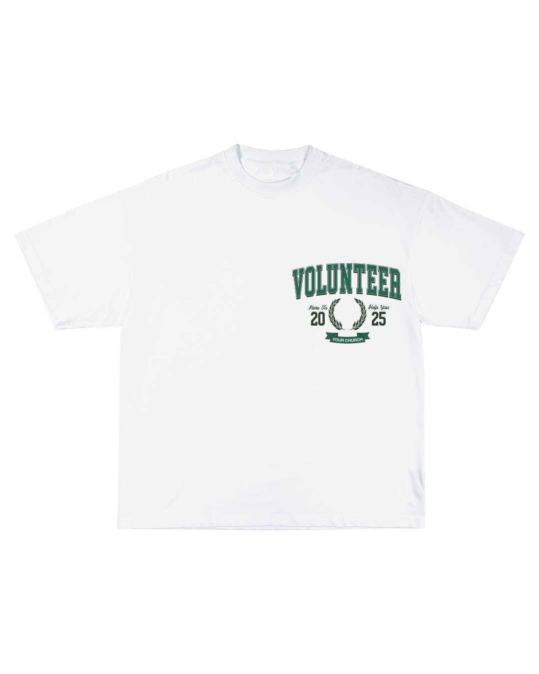 'Volunteer 1' Template (Green)