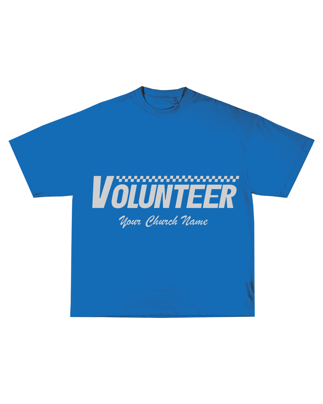 'Volunteer 2' Template (Light Blue)