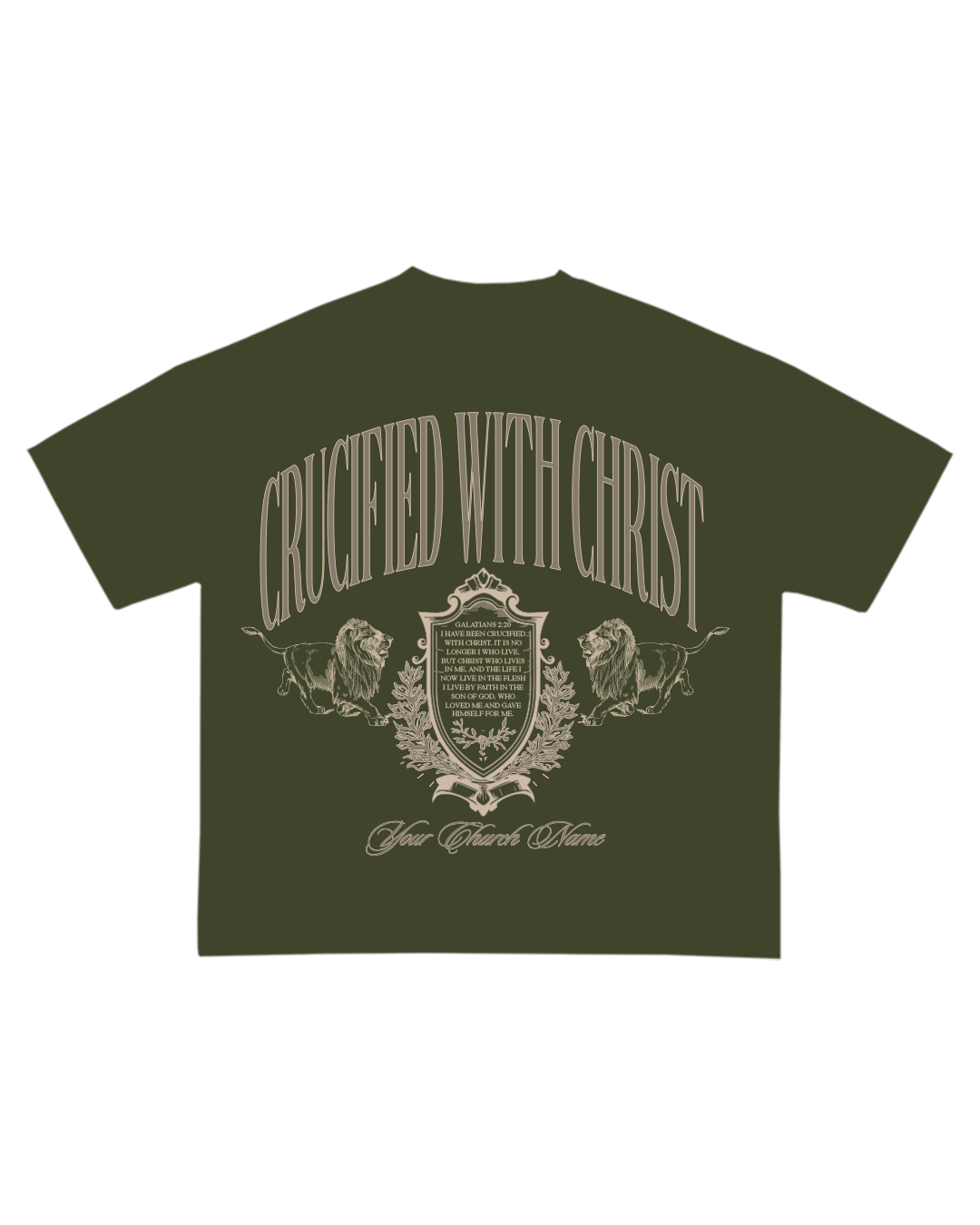 'Slogan 2' Template (Cream)