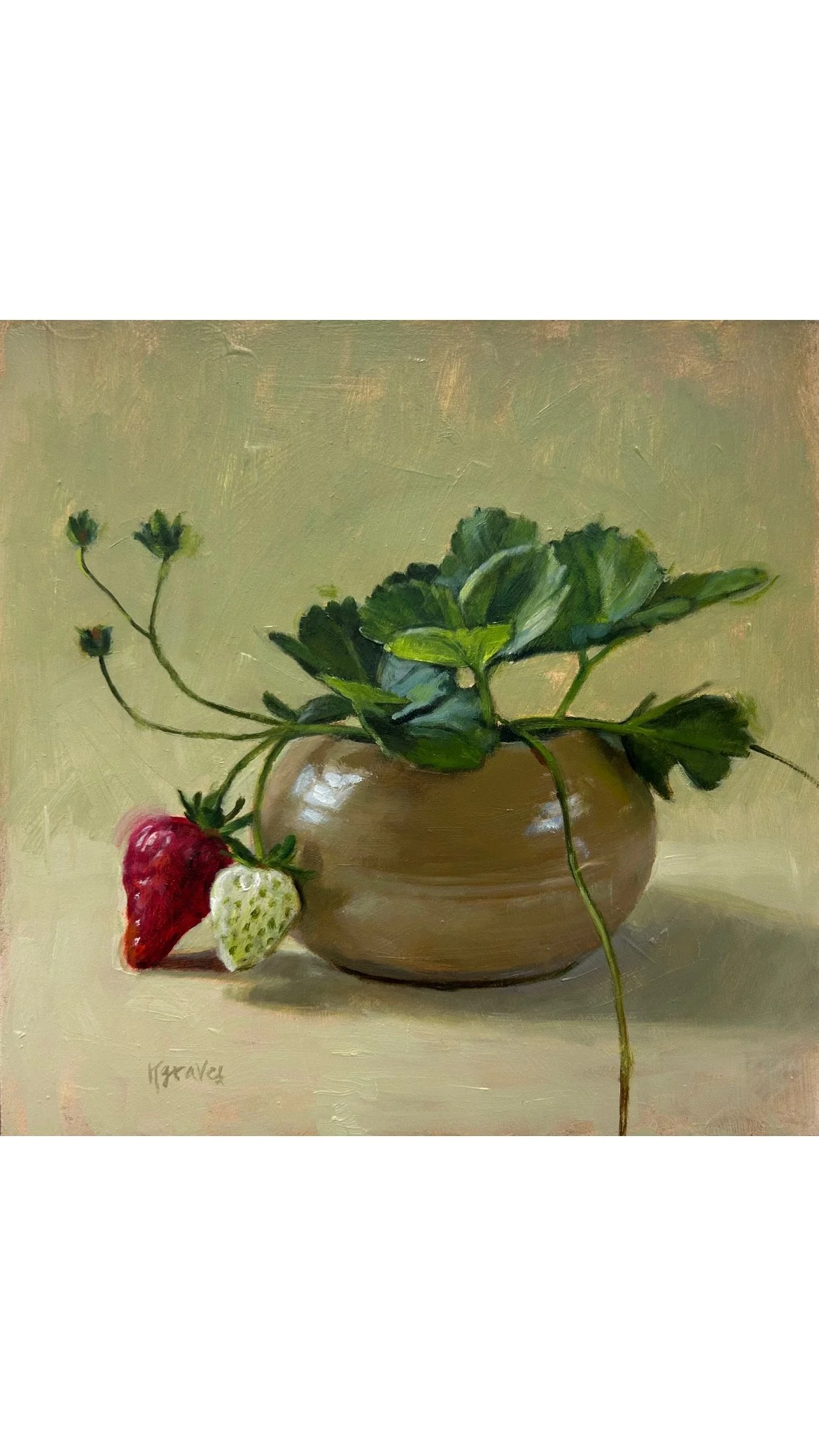 Strawberries In Ceramic
