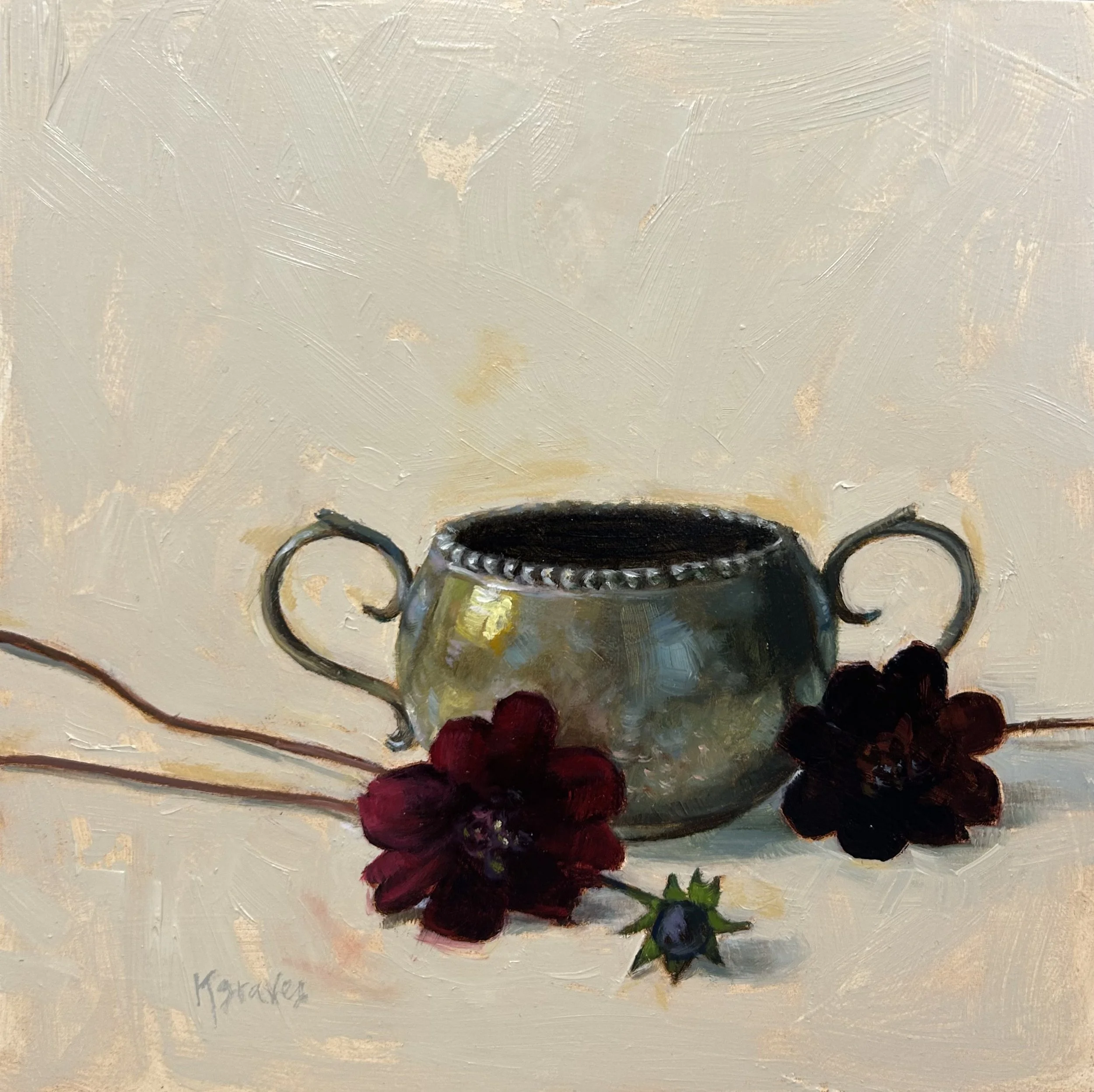Chocolate Cosmos & Pewter