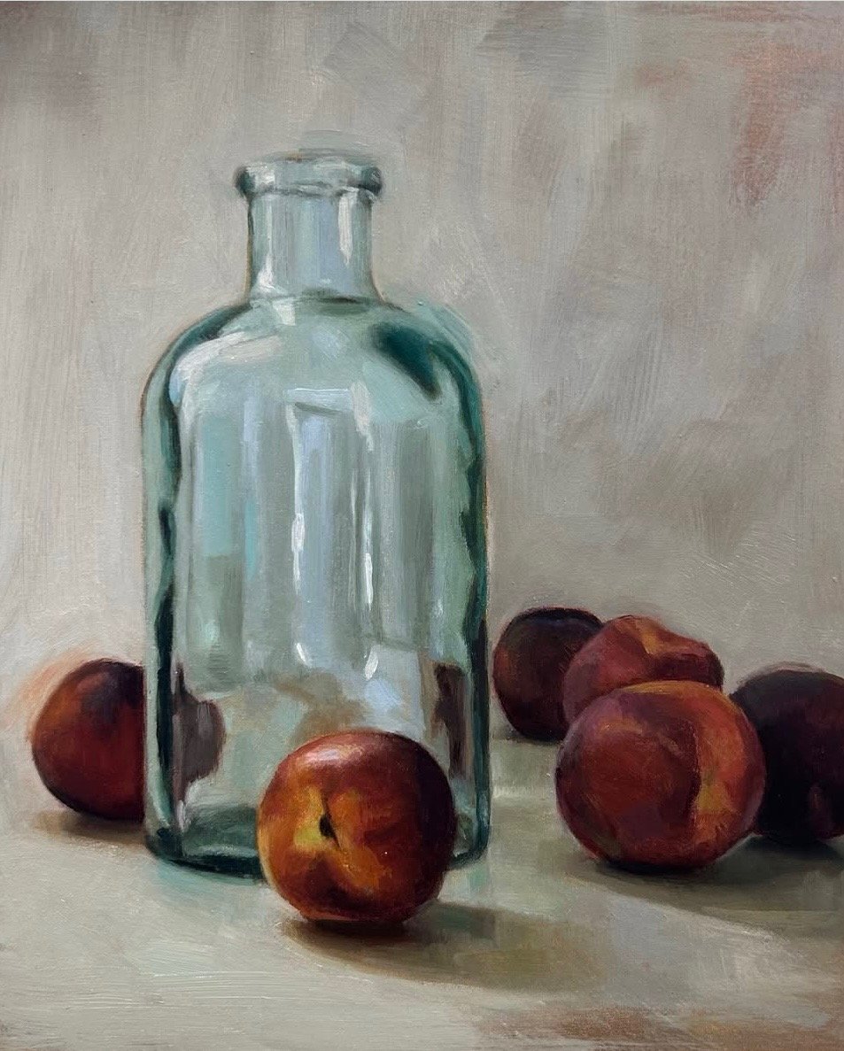 Glass & Nectarines