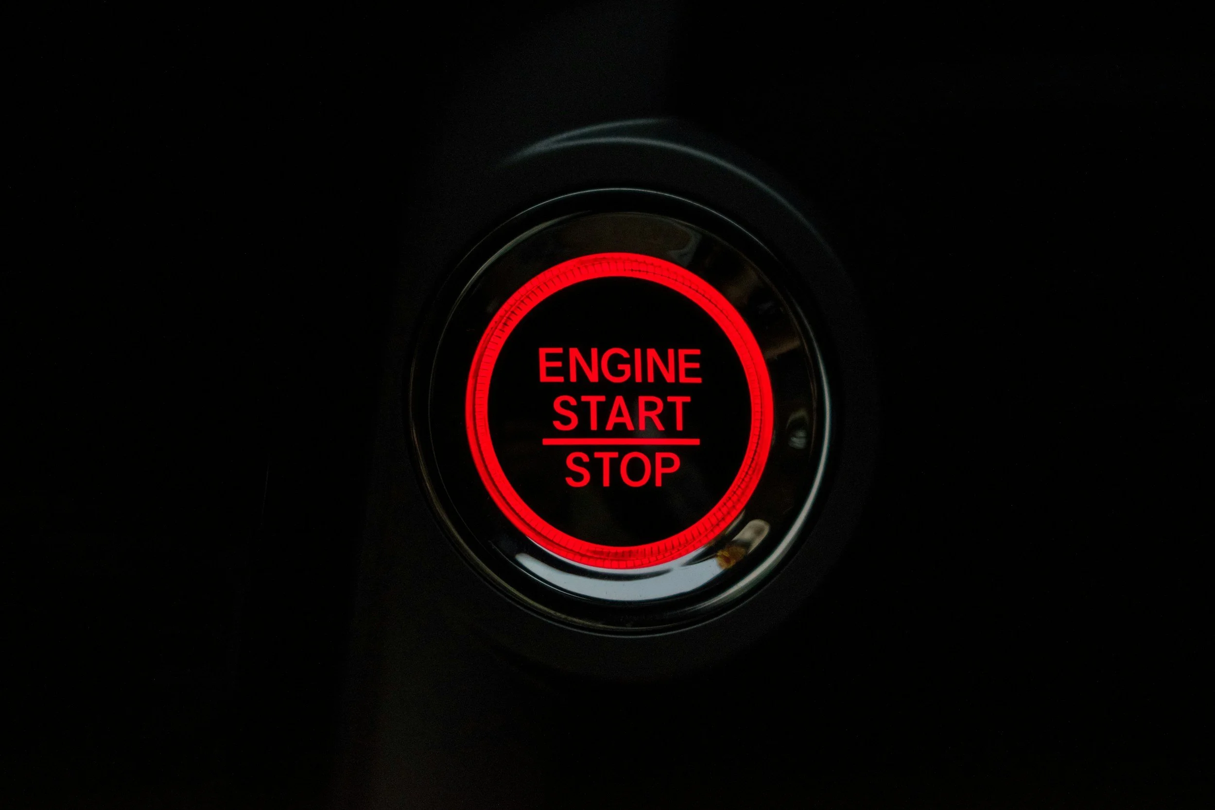 start stop car red button for launch time