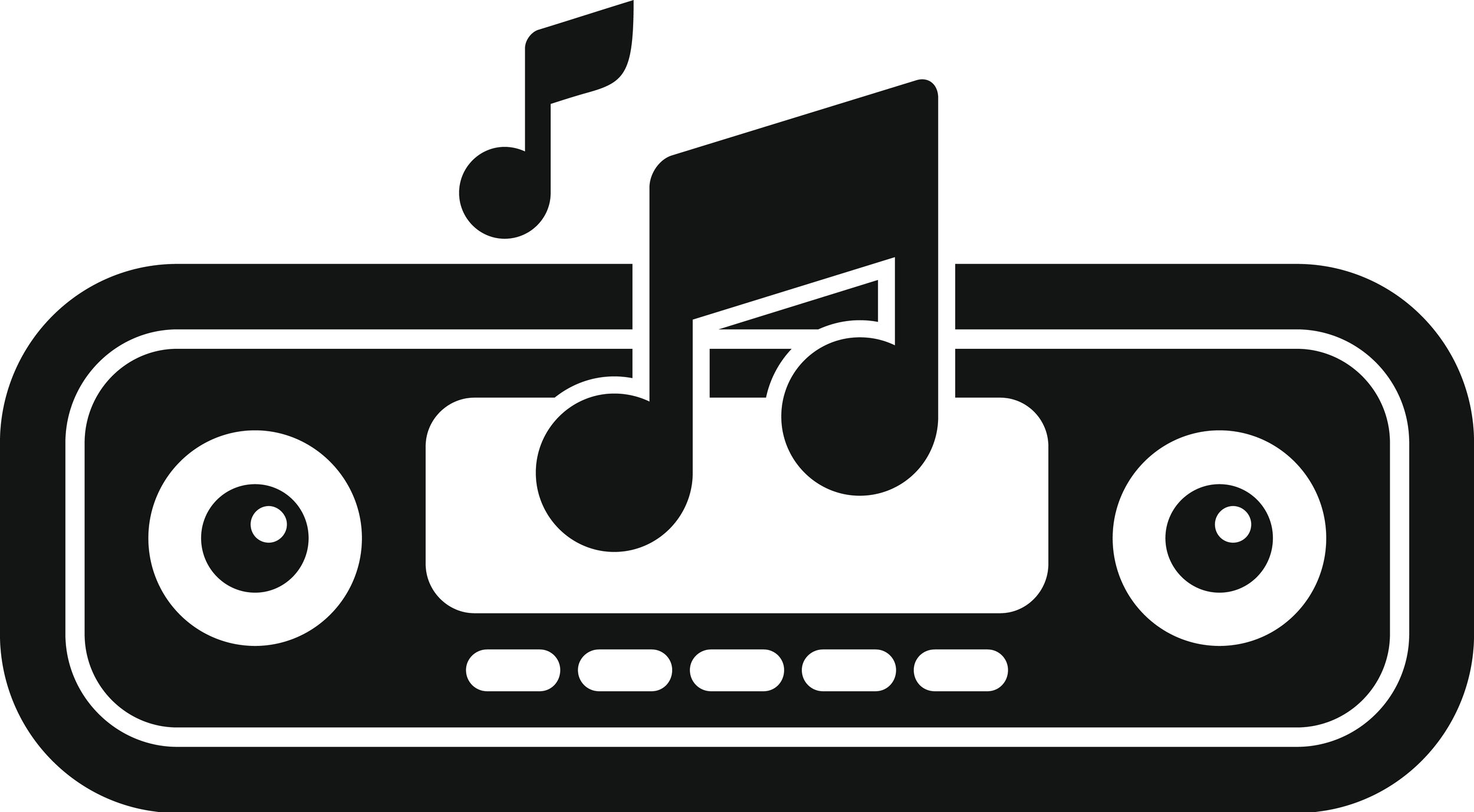 RAIDO WITH MUSIC NOTES CAR AUDIO