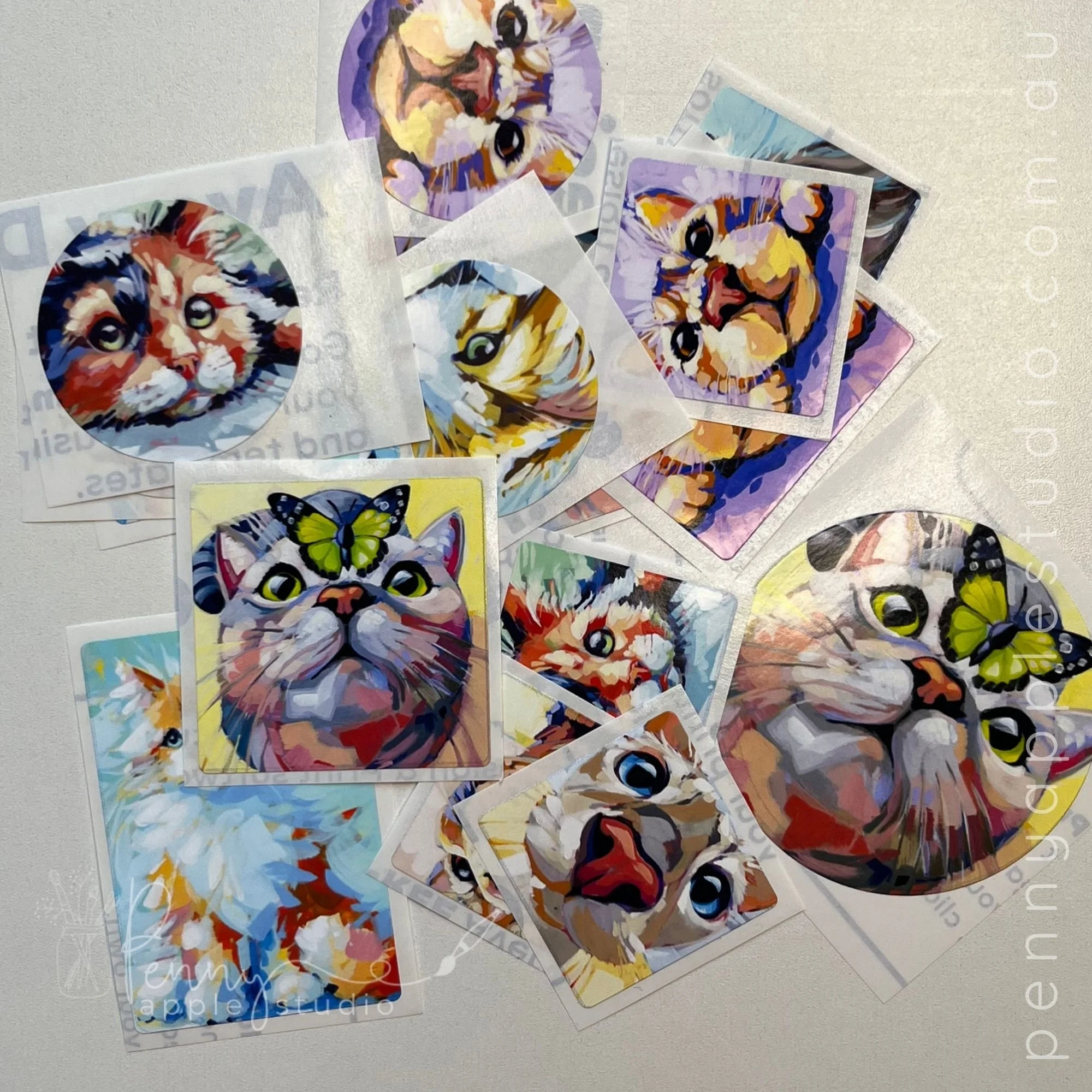 Fancy Felines – Cat Art Sticker Pack.jpg
