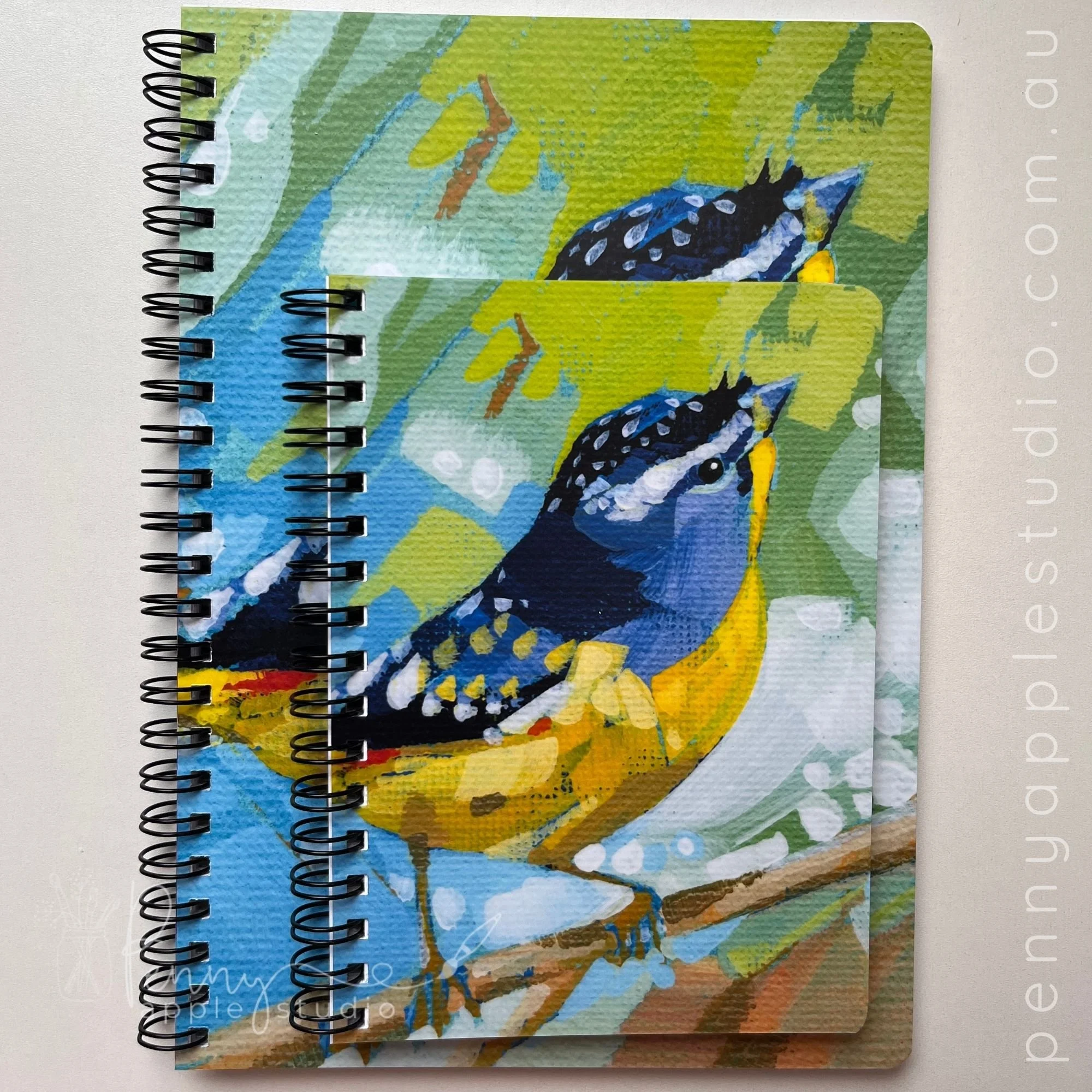 Spotted Pardalote  – Wire-Bound Notebook.jpg