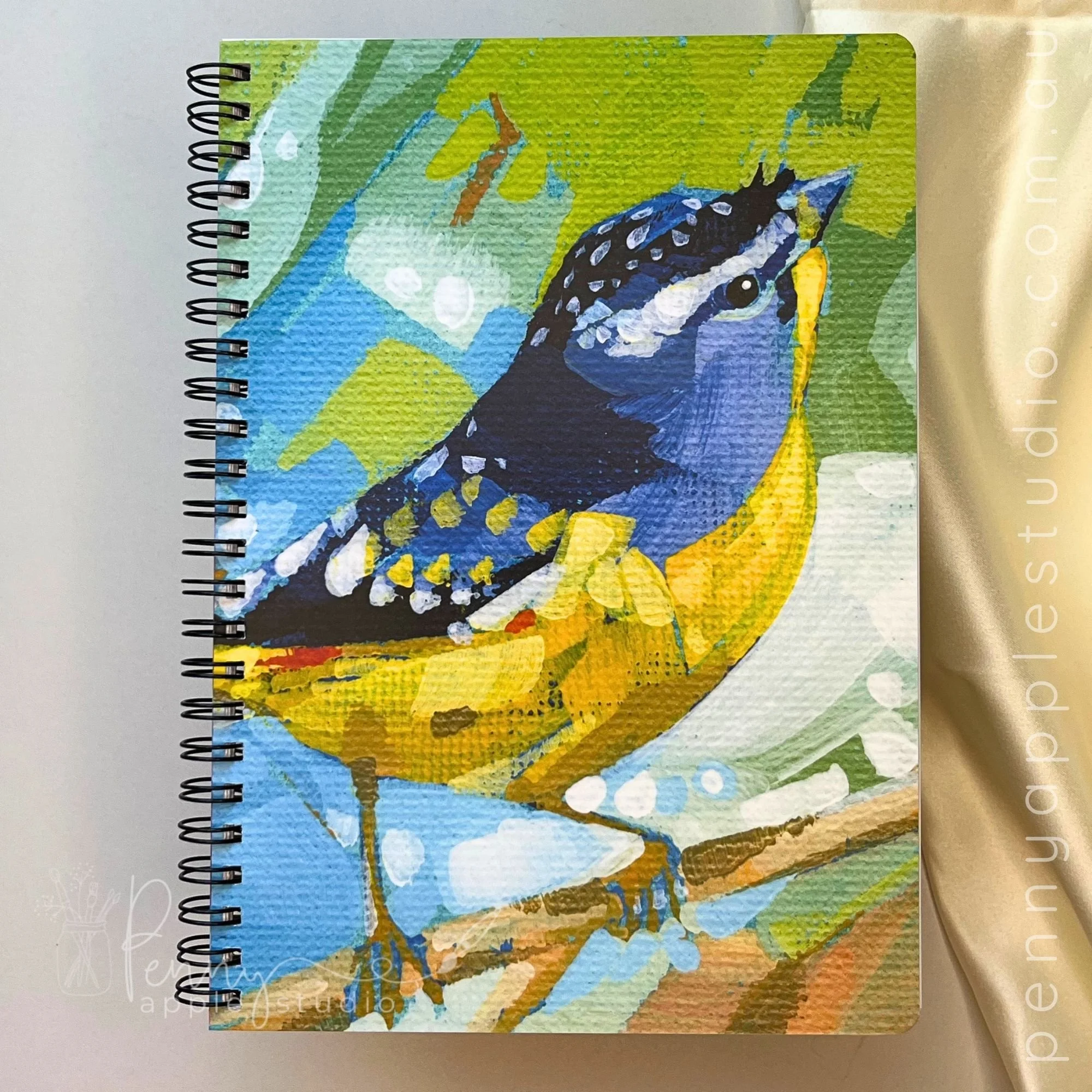 Spotted Pardalote  – Wire-Bound Notebook (3).jpg