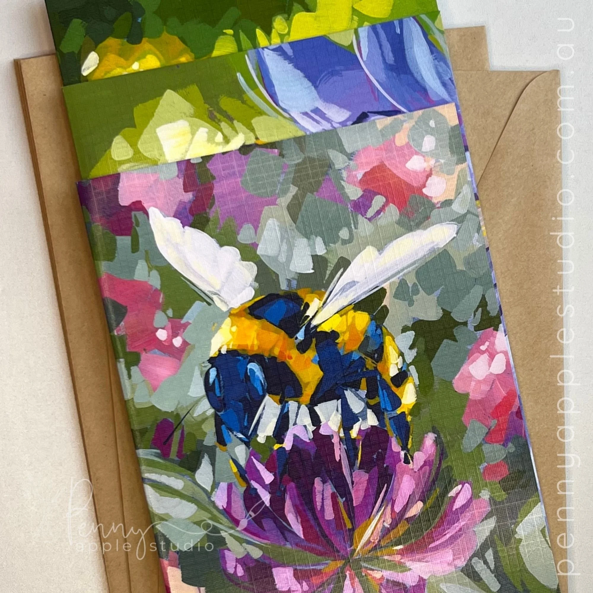 Bees & Flowers – Studio Notecard Set of 6 (2).jpg