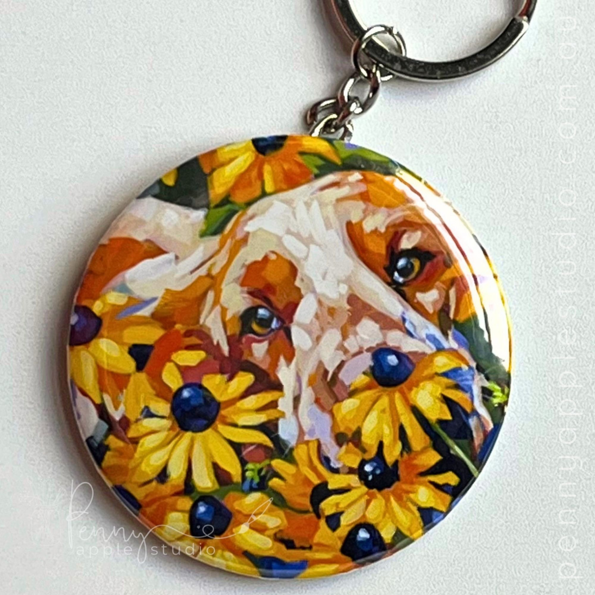 Sadie Amongst the Susans â€“ Art Keyring (58 mm).jpg