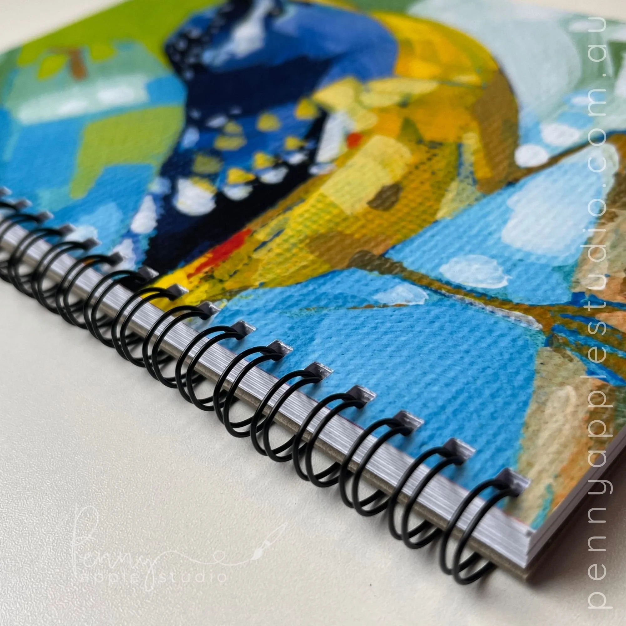 Spotted Pardalote  – Wire-Bound Notebook (2).jpg