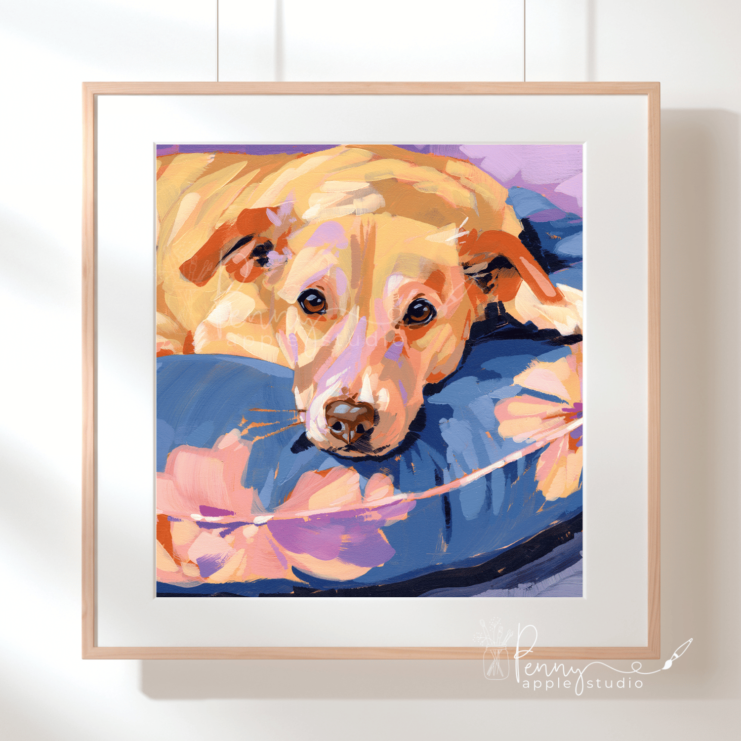 Marigold Puppy Dog Fine Art Print - Penny Apple Studio (17).png