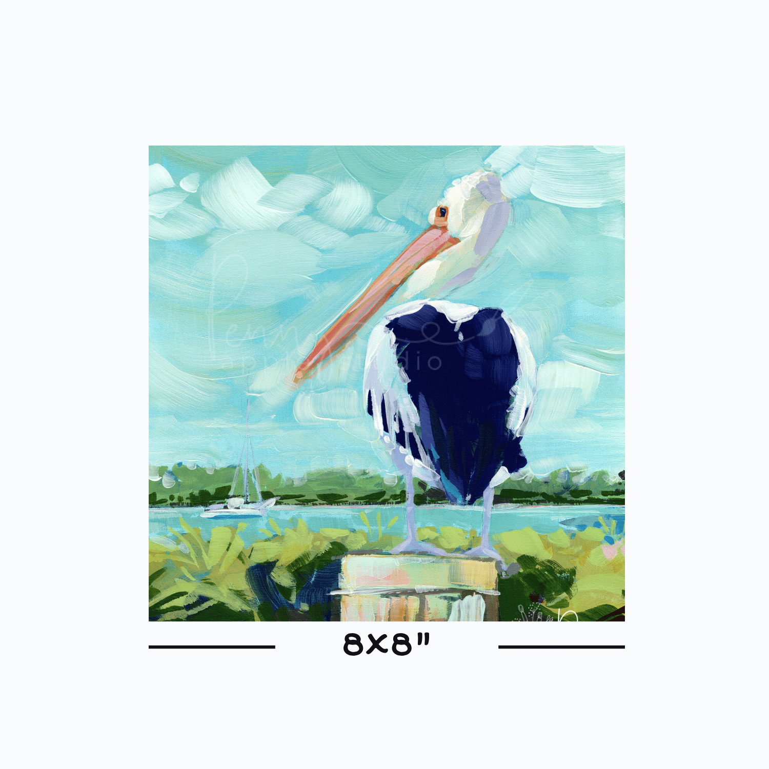 Percy Pelican Fine Art Print - Penny Apple Studio (4).png