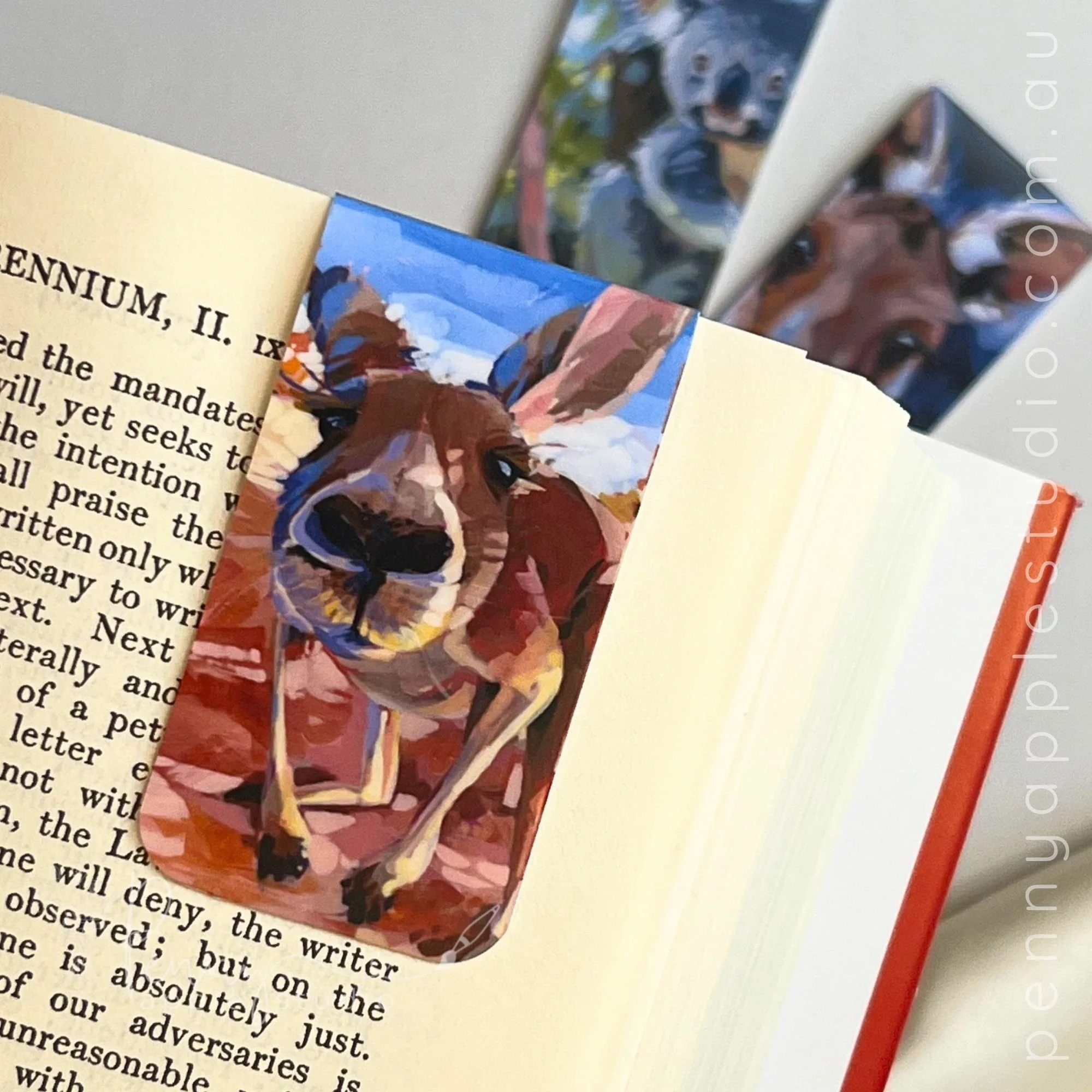 Aussie Animals Kangaroo Koala  – Magnetic Bookmarks (3).jpg