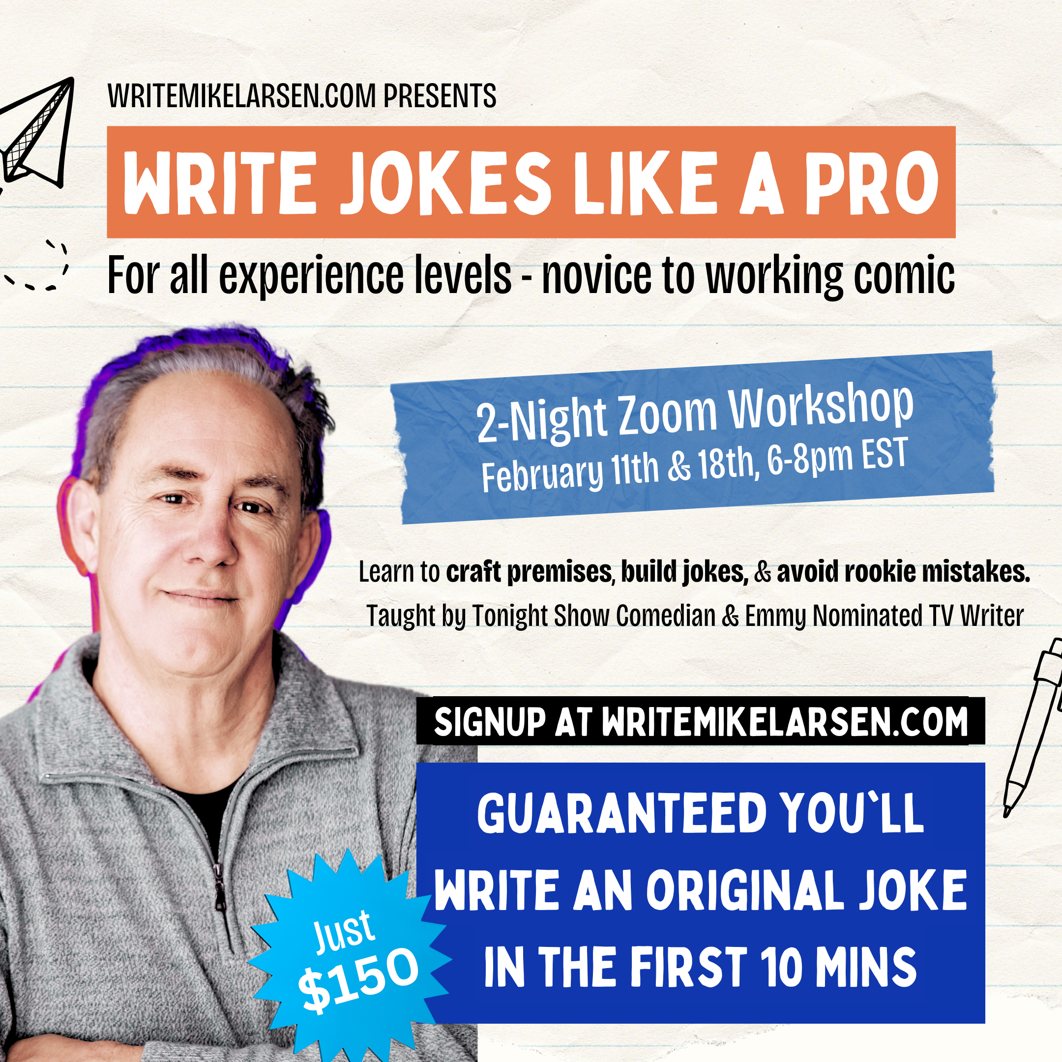 Writing Workshop — Mike Larsen