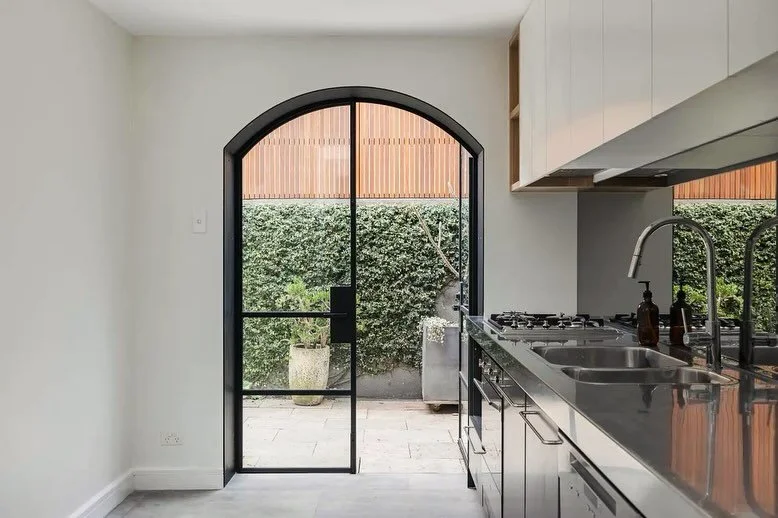 Bringing contemporary elements into traditional victorian terrace in this Surry Hills project. 

Available for rent now on @bresicwhitney 

#craftmanship #contemporary #victorianterrace #terrace #archeddoor #bricklaying #carpentry #building #concrete