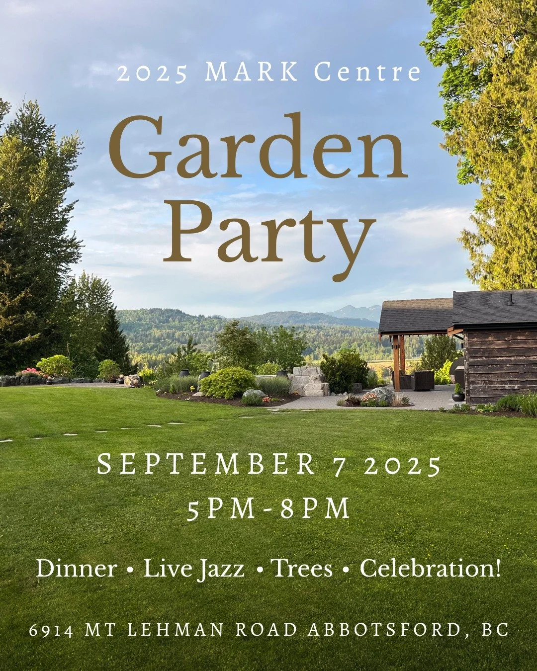 Our annual Garden Party is happening once again on Sunday, September 7!

This year, we're excited to share with you some reflections from our upcoming book, each exploring different ways people are like trees. 

Whether you've been a friend of the MA