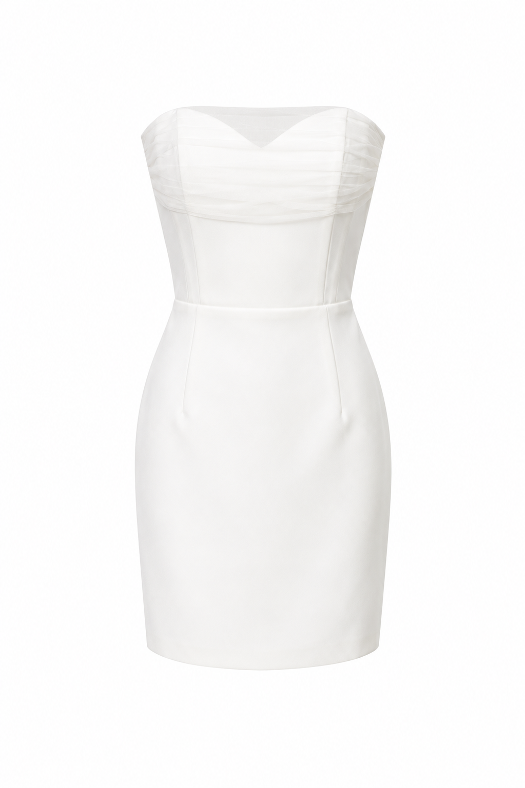Delicate Strapless Mini Dress