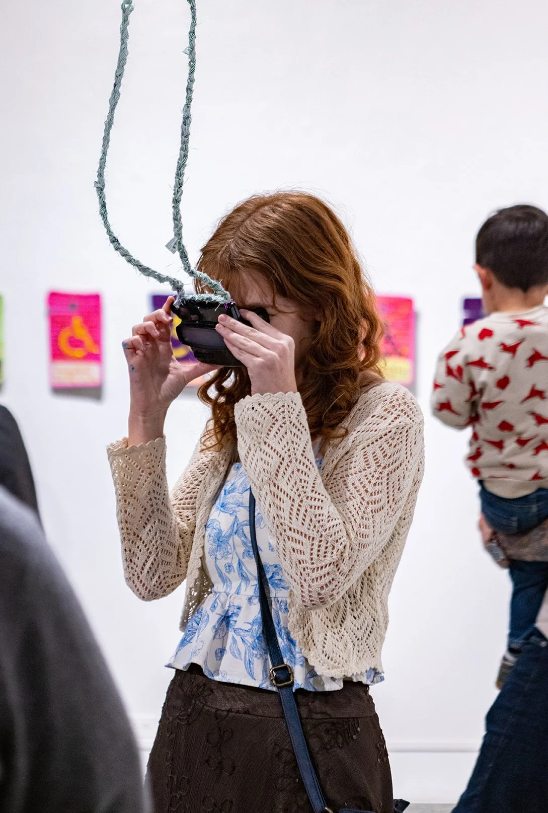 Am I the Elephant?
Patron looking through Viewfinder