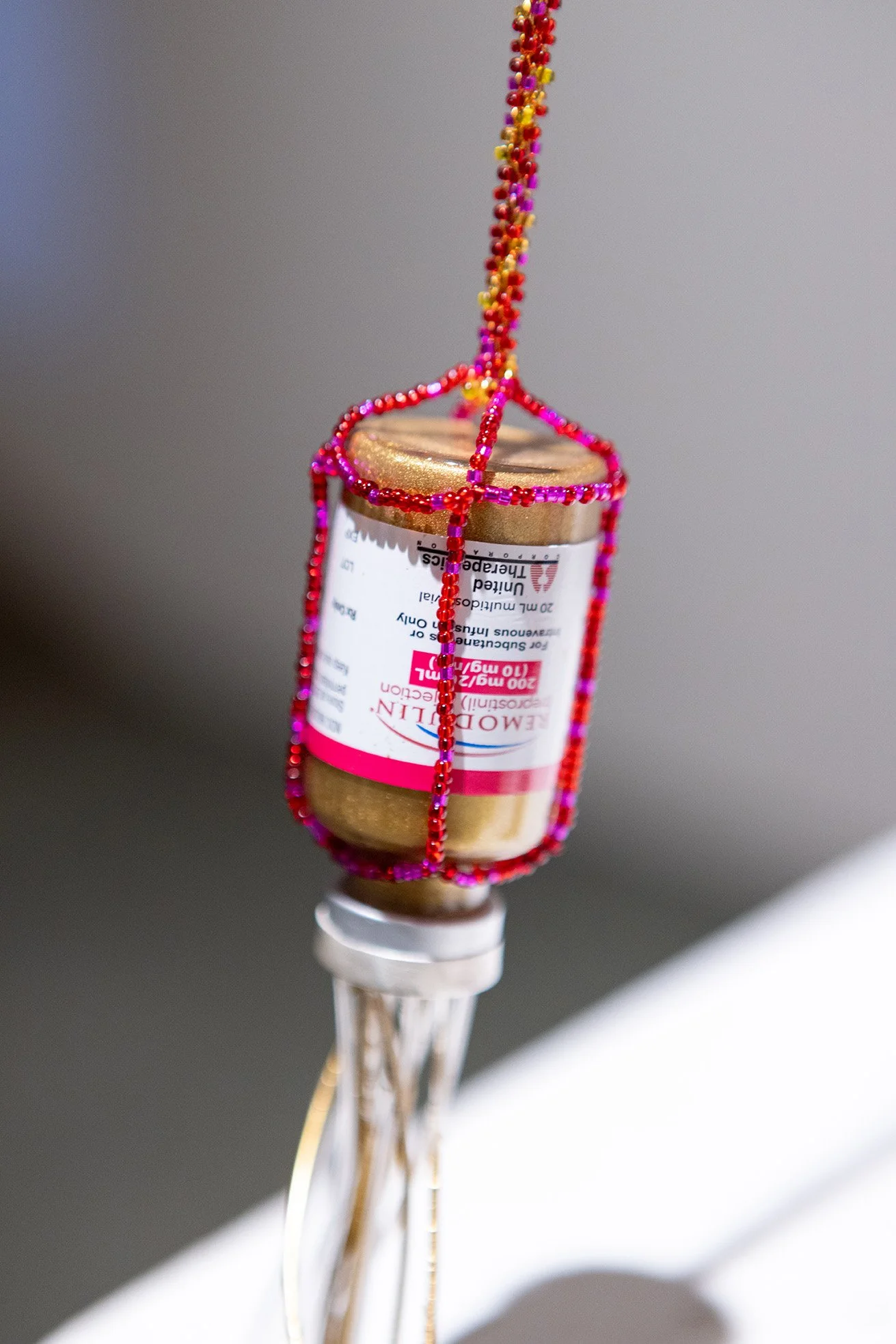 Liquid Gold (the weight of healing) - medicine vial