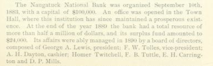 Source: History of New Haven County, Connecticut - 1892 (p. 717)