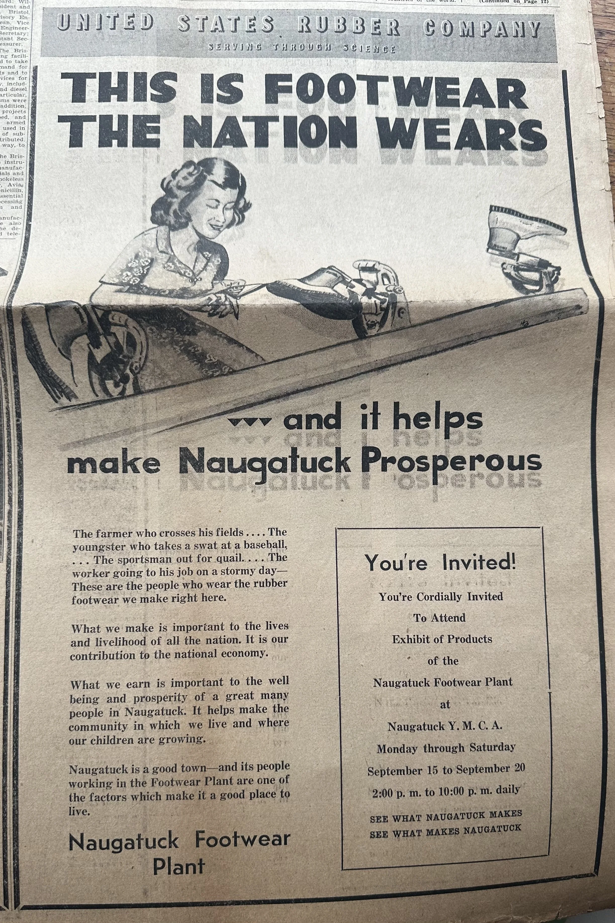 Naugatuck Footwear Plant — Naugatuck Historical Society