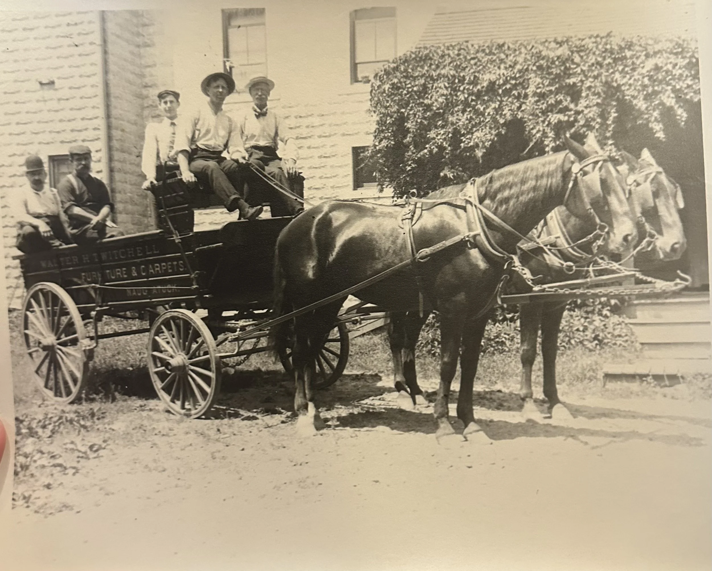 From Left - Morris Richards, Angelo Rose, Mervin L., Clayton Barley, Charles H. Hoadley