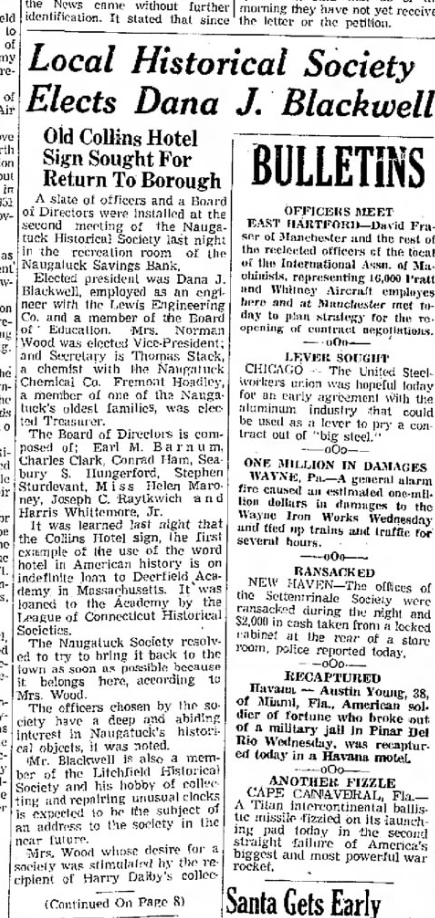Naugatuck Daily News - Thu, Dec 10, 1959