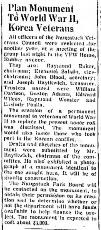 Naugatuck Daily News - Wed, Mar 31, 1954