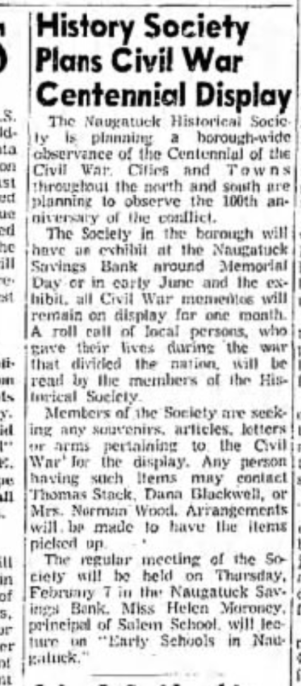 Naugatuck Daily News - Sat, Jan 28, 1961
