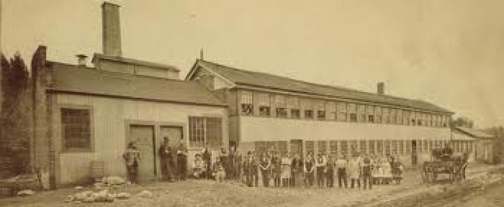 The Union Knife Company in Naugatuck, CT. Knives featuring their imprint on the tang are highly prized collectibles in today's thriving antique pocketknife market. 