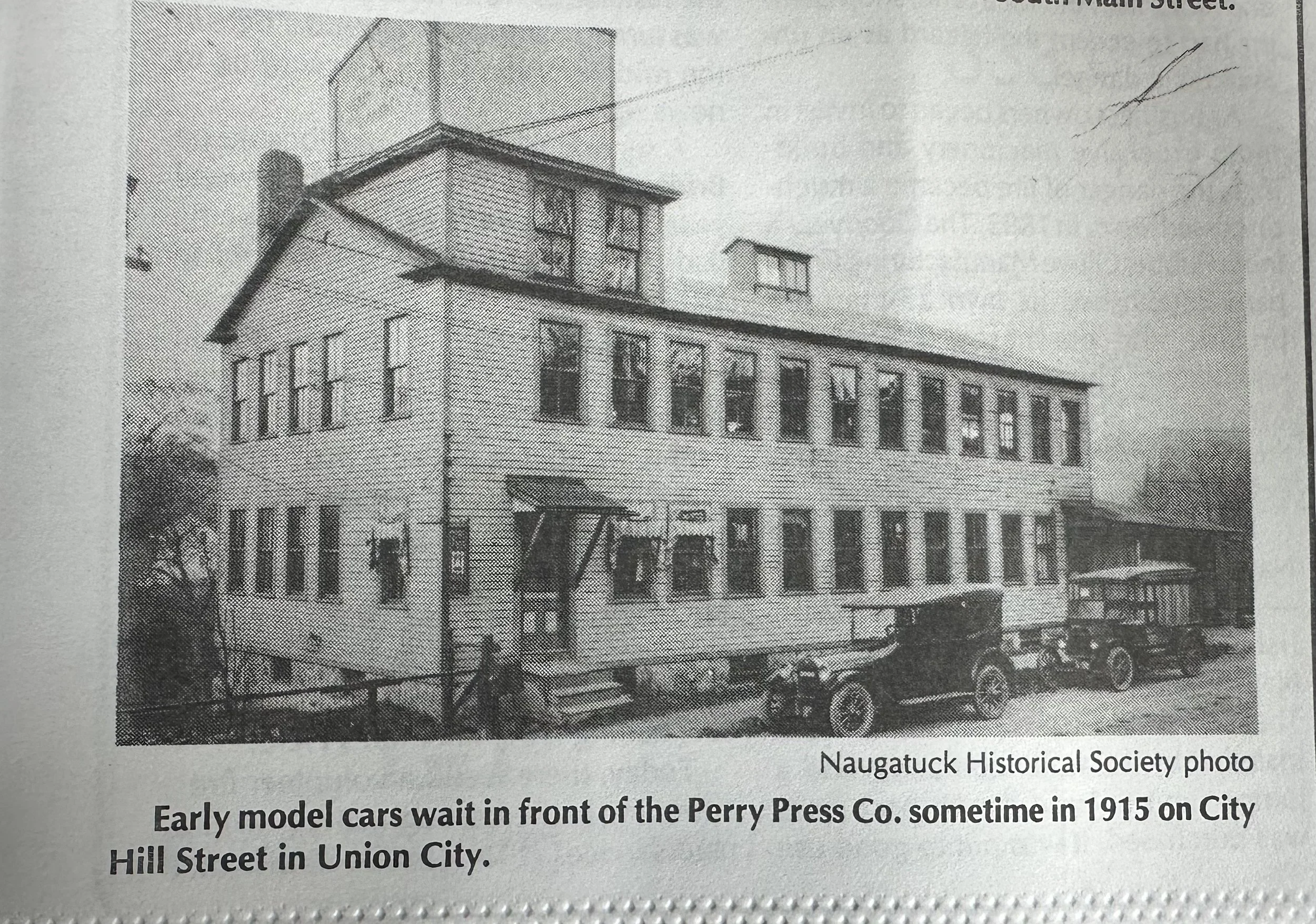 Source: Special Edition of the Naugatuck Daily News (1844 - Naugatuck Sesquicentennial - 1944)