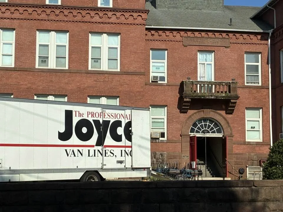 August 15, 2025 - "Movers cleaning out Salem School"