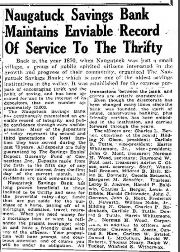 Naugatuck Daily News - Tue, Jun 01, 1948 