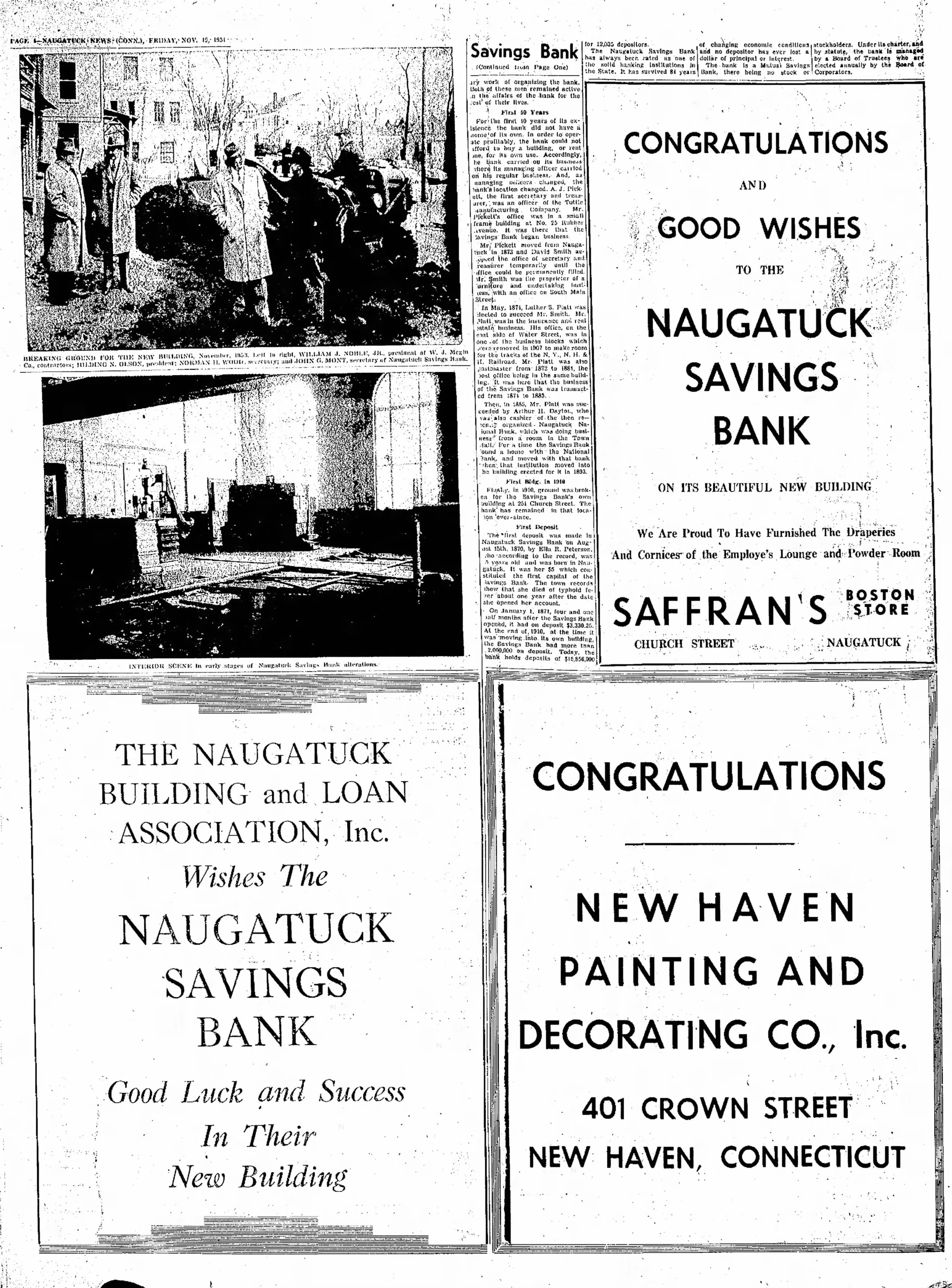Special Edition: Naugatuck Daily News - Fri, Nov 19, 1954