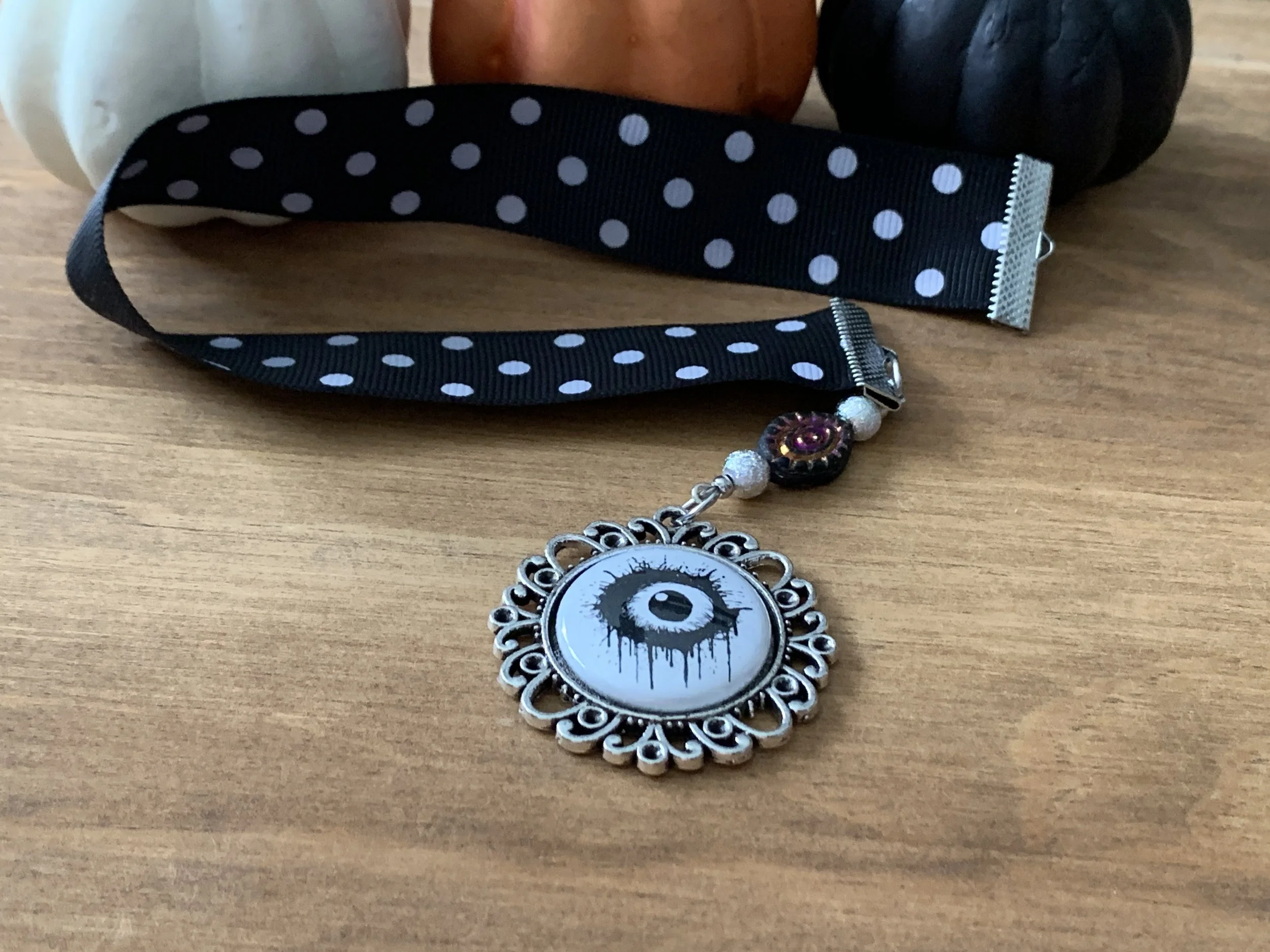 Evil Eye Black Bookmark