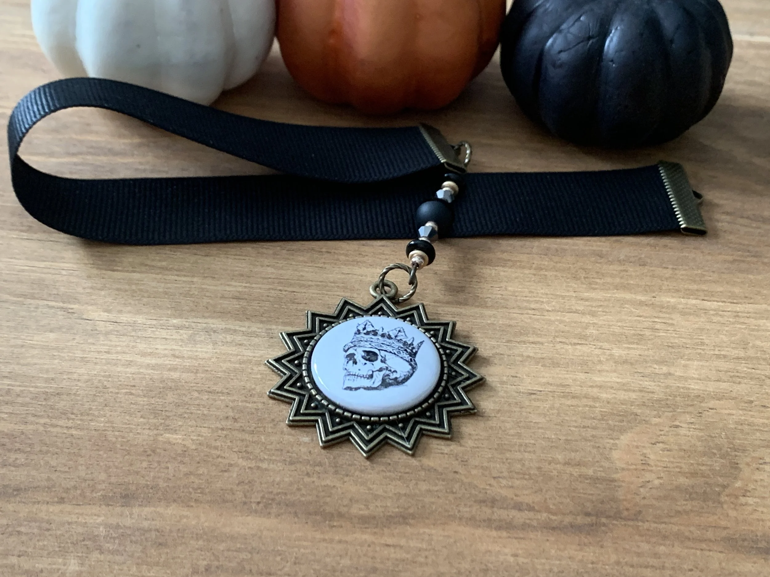 Spiky King Skelly Bookmark