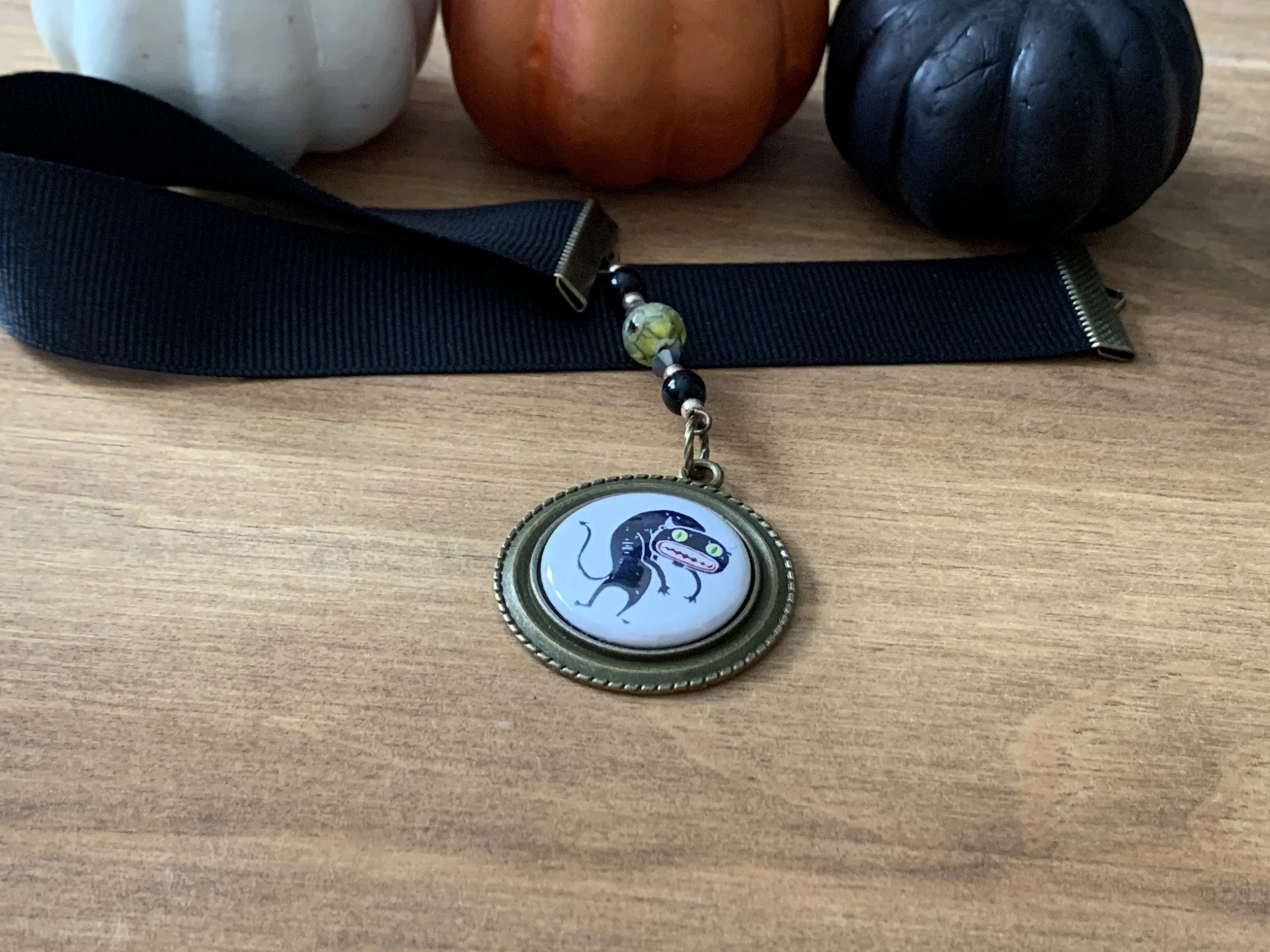Scary Cat Bookmark