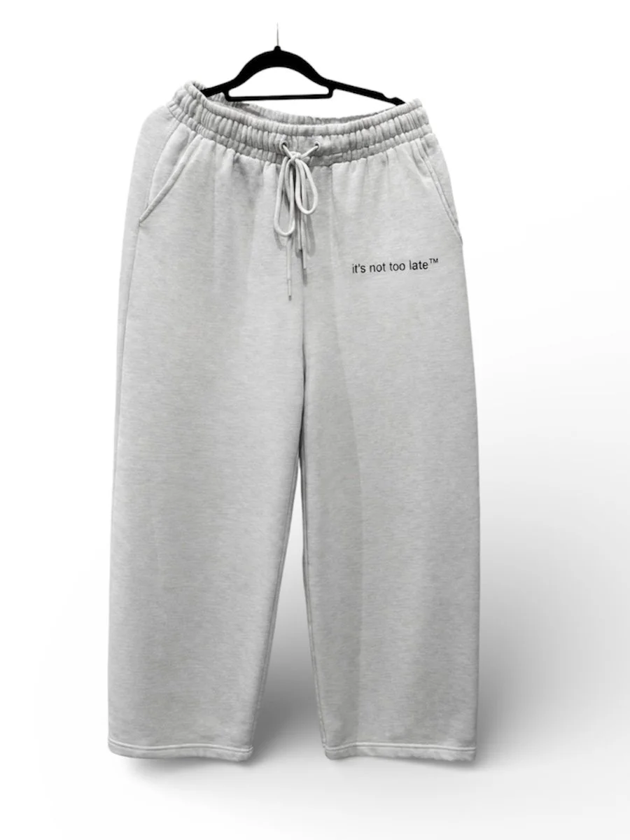 light grey sweatpants