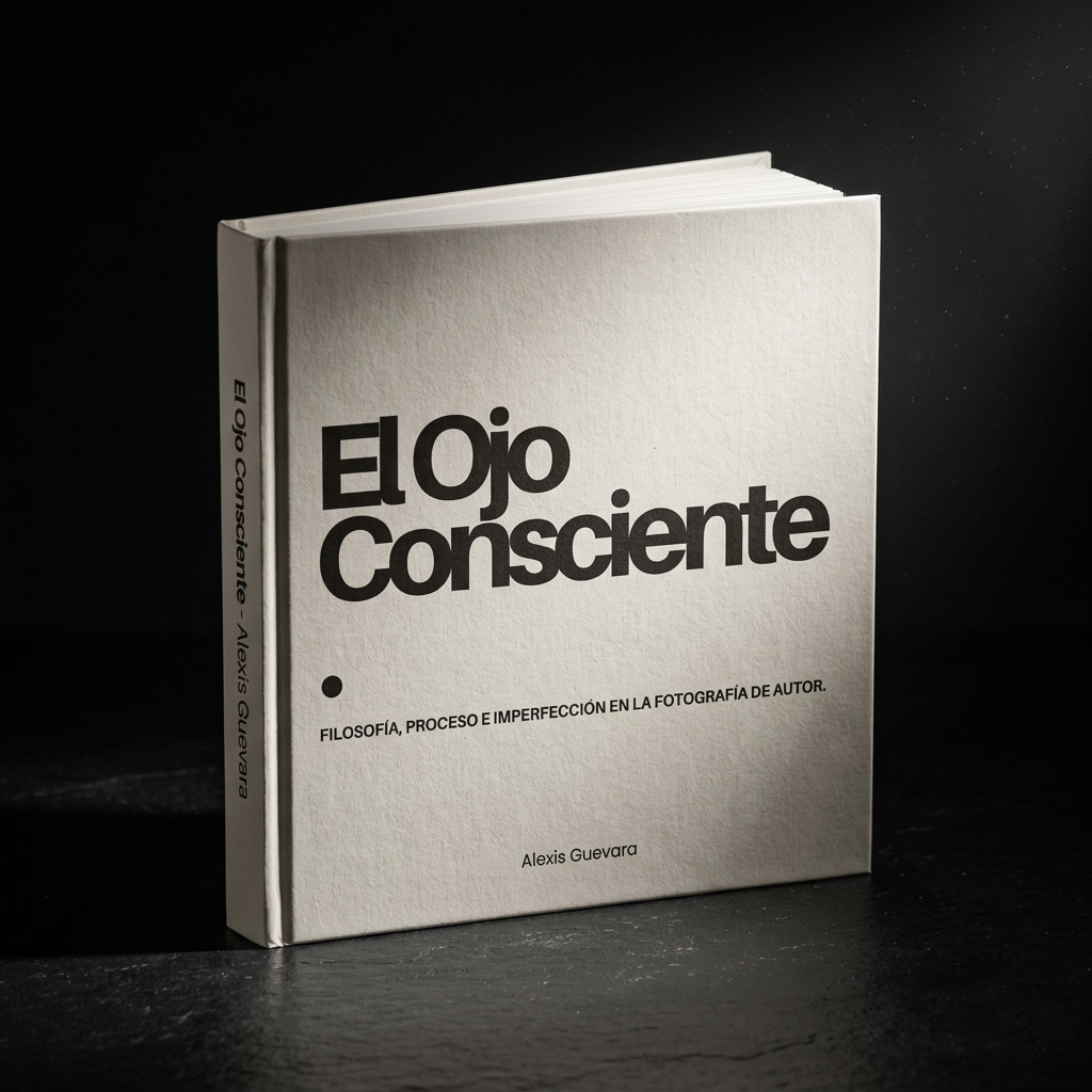 Libro El Ojo Consciente. Minimalista bajo luz dramática cinematográfica