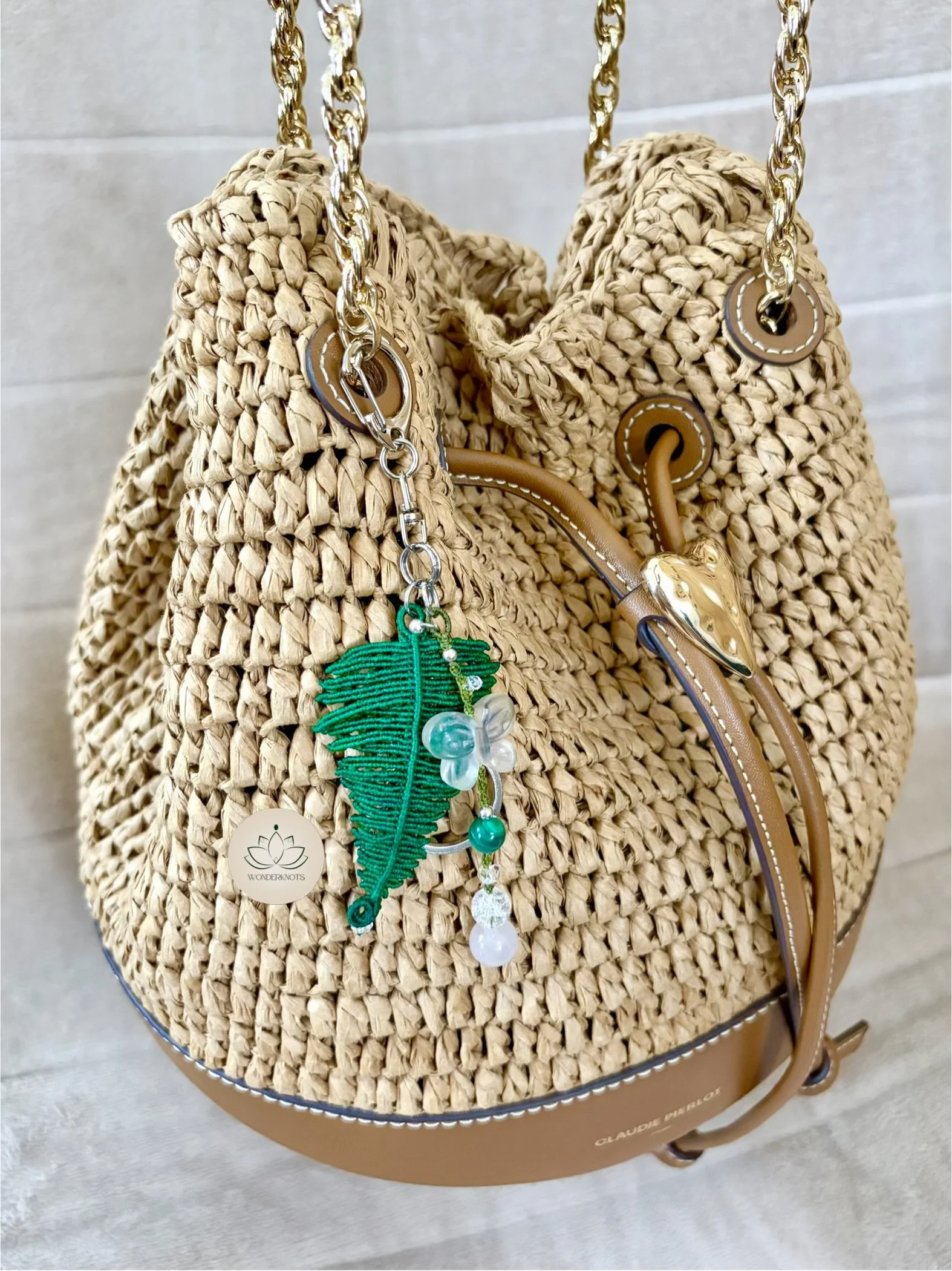 Fern bag charm