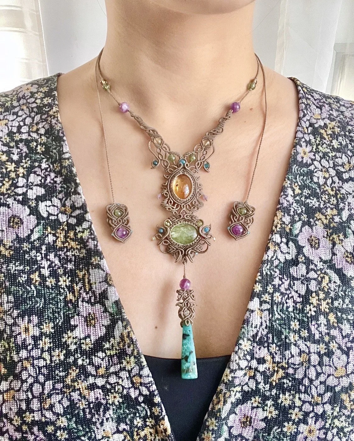 Harmonia | Citrine, Green Kyanite & Gem Silica