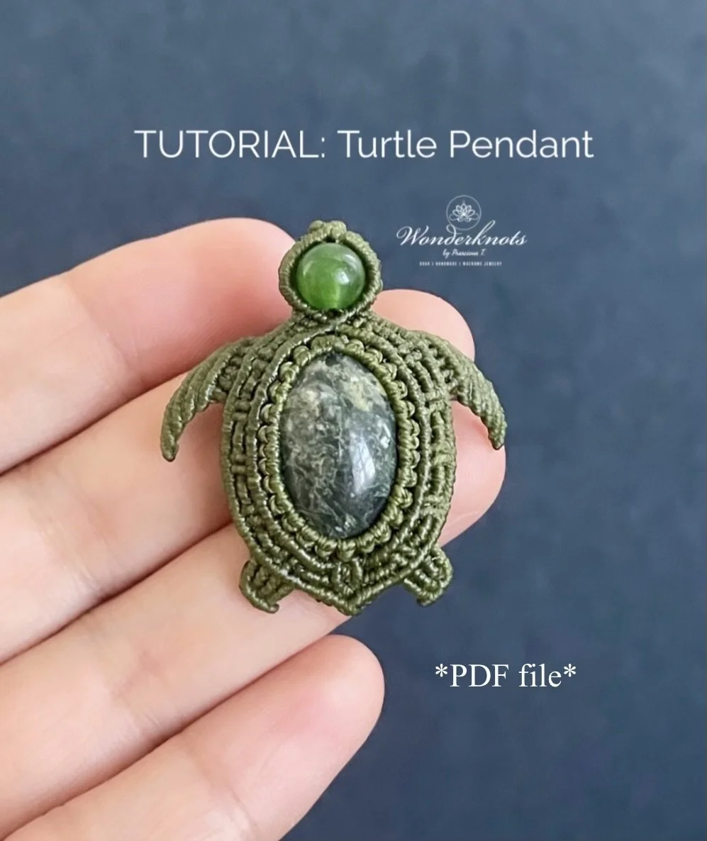 Tutorial - Turtle Pendant (PDF)