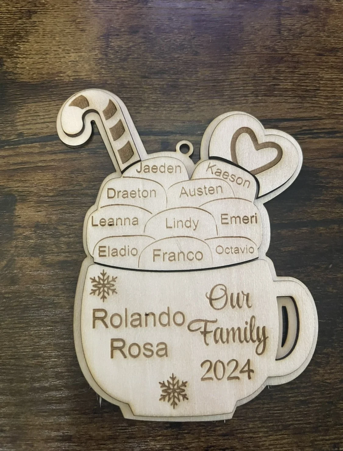 Personalized Christmas mug Ornament