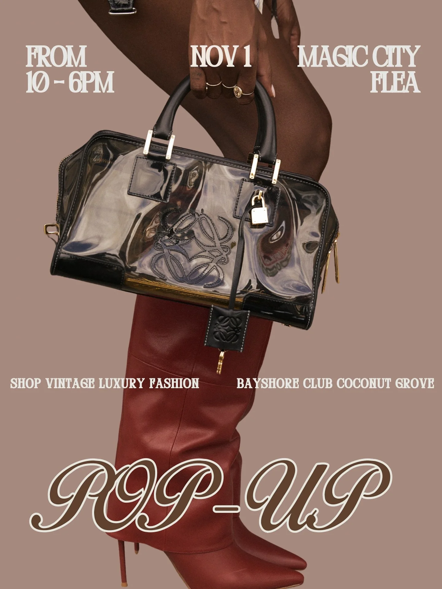 Miami, we&rsquo;re popping up!
Come shop Wardrobe Wired IRL at @magiccityflea on 11/01 from 10&ndash;6 💖

Location: Bayshore Club Coconut Grove -3391 Pan American Dr
Miami, FL  33133

Find your new favorite fit + come mingle with us