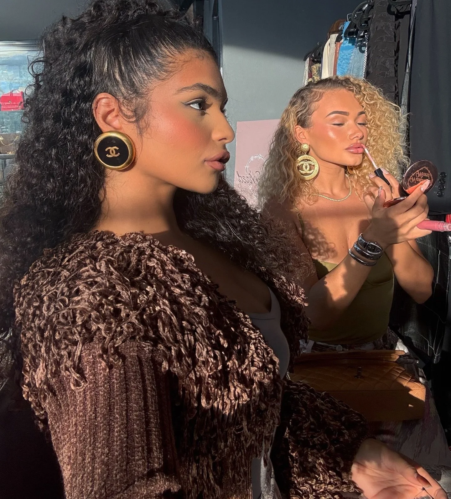 Our founders in the most gorg earrings, should we keep?🤭