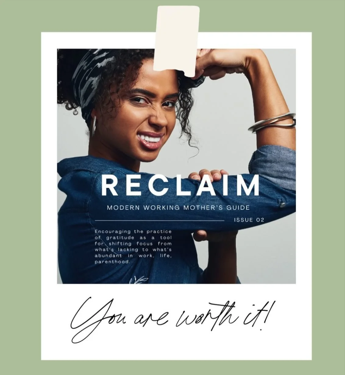 Are you ready to reclaim working motherhood?

Our first monthly guide is OUT!! With just the right bite-size inspiration you need to make the tornado life of working motherhood feel better - one step at a time.

Featuring @chdarr with a masterclass o