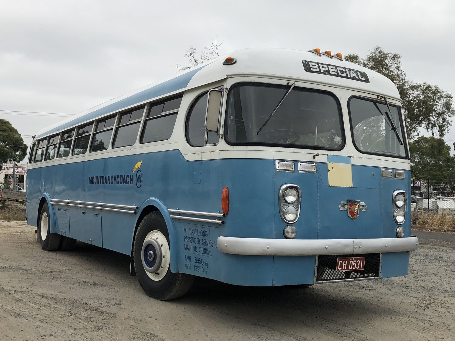 Classic bus interior at MOVE