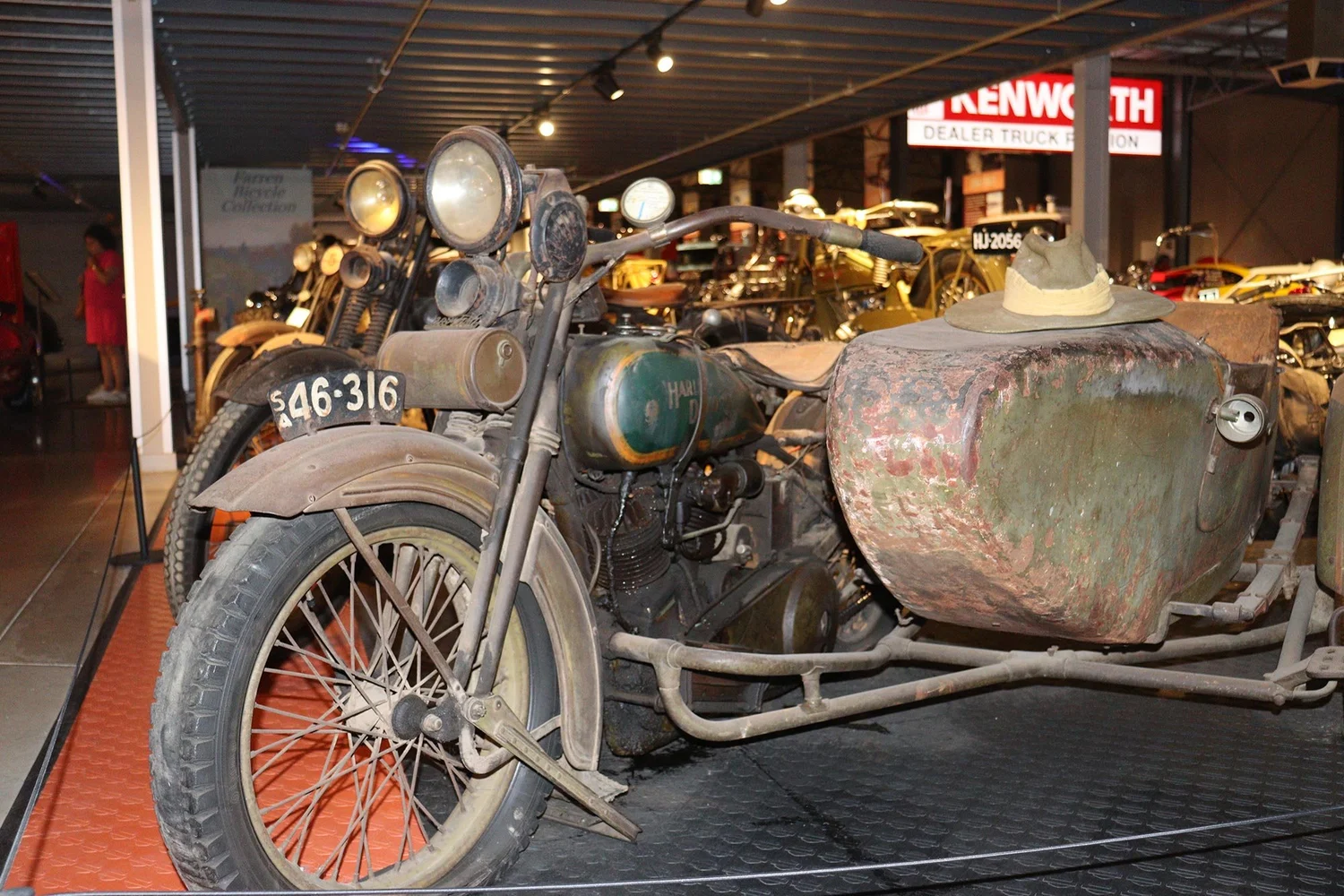 Classic motorcycle at MOVE