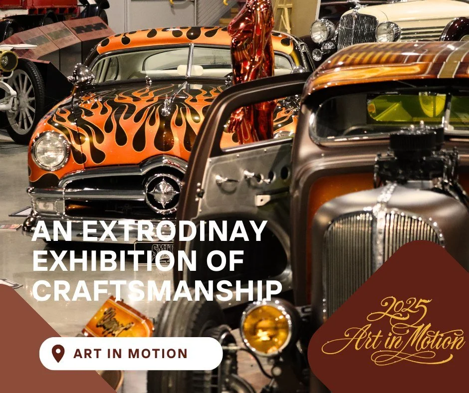 💥ART in MOTION 💥

🔥Don't miss your chance to experience what is a true celebration of Automotive and associated trades finest craftsmanship.

🔥Once again, MOVE would like to acknowledge and extend a huge thank you to the organisers, artists, and 