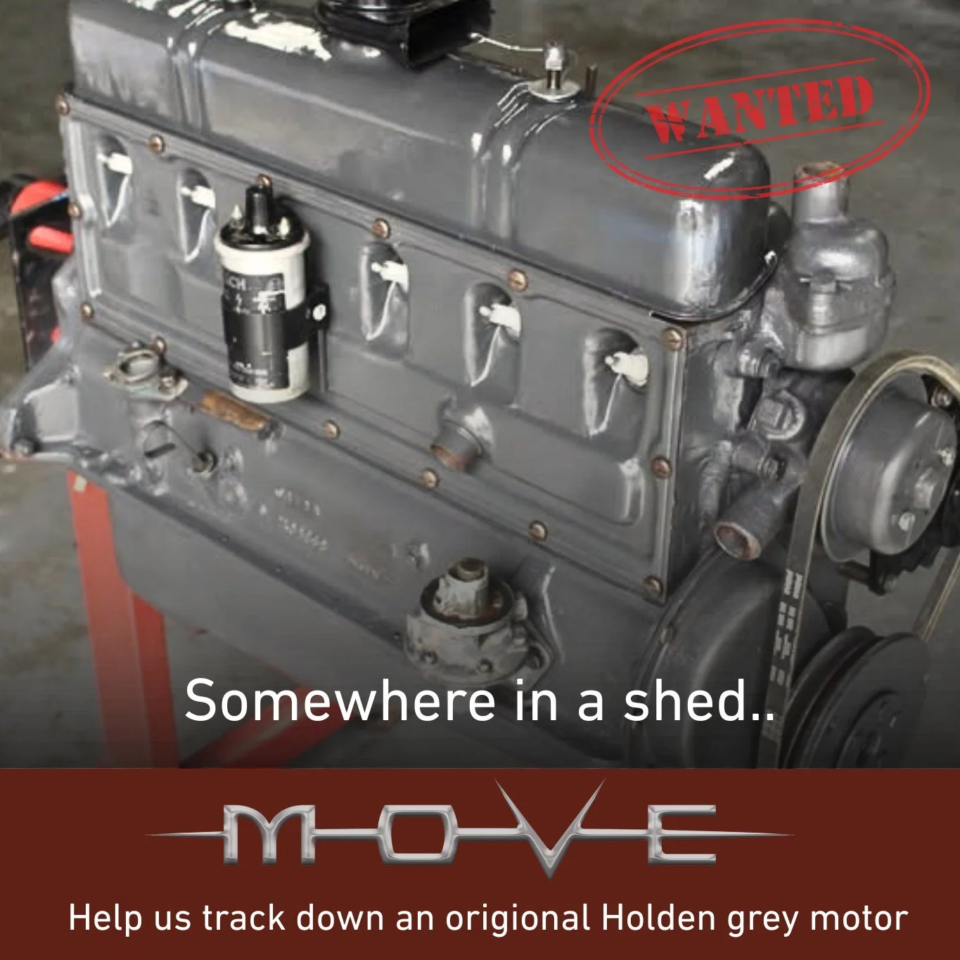 &hearts; Transplant Needed &hearts;

🚗The heart of Holden,  better known as the Grey Motor.

Fitted to over a million cars, wagons and utes across the decades, this iconic engine powered a generation. And now, we&rsquo;re on the lookout for one.

If
